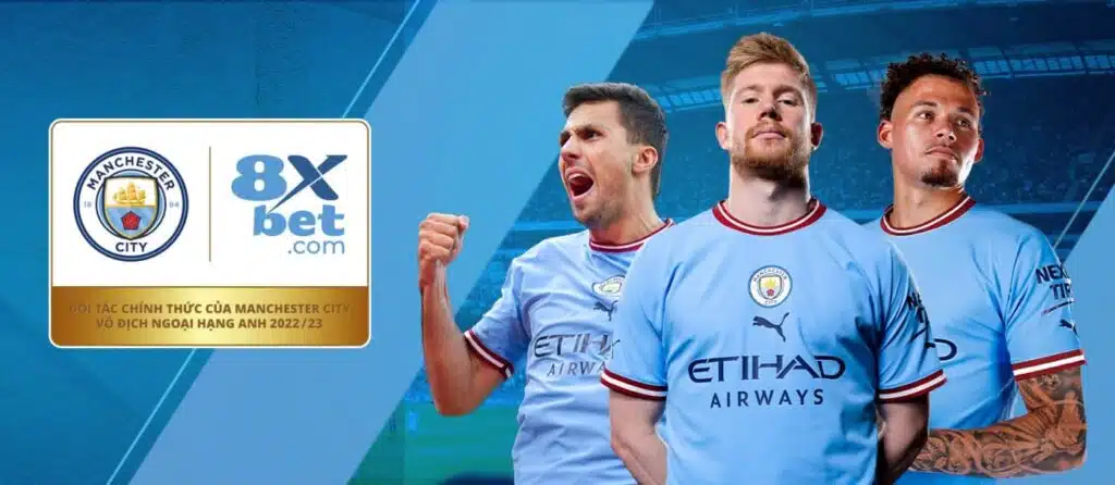 Hợp tác giữa 8Xbet và Manchester City